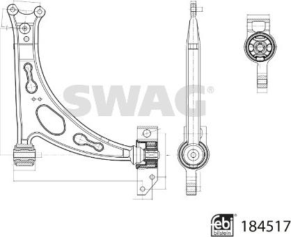 Swag 33 10 9416 - Track Control Arm autospares.lv