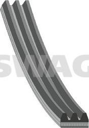 Swag 33 10 9045 - V-Ribbed Belt autospares.lv