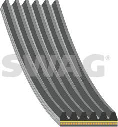 Swag 33 10 9013 - V-Ribbed Belt autospares.lv