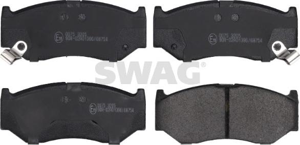 Swag 33 10 9106 - Brake Pad Set, disc brake autospares.lv