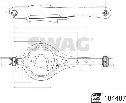 Swag 33 10 9399 - Track Control Arm autospares.lv