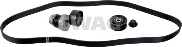 Swag 33 10 4437 - V-Ribbed Belt Set autospares.lv