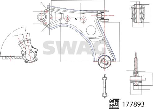 Swag 33 10 4356 - Track Control Arm autospares.lv