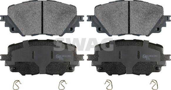 Swag 33 10 5446 - Brake Pad Set, disc brake autospares.lv