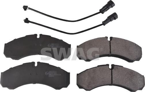 Swag 33 10 5423 - Brake Pad Set, disc brake autospares.lv