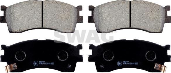 Swag 33 10 5086 - Brake Pad Set, disc brake autospares.lv