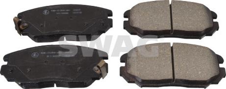 Swag 33 10 5119 - Brake Pad Set, disc brake autospares.lv