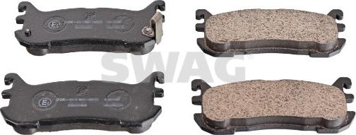 Swag 33 10 5124 - Brake Pad Set, disc brake autospares.lv