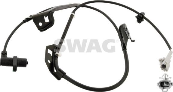 Swag 33 10 5888 - Sensor, wheel speed autospares.lv