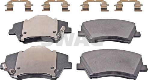 Swag 33 10 5390 - Brake Pad Set, disc brake autospares.lv