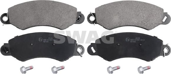 Swag 33 10 5307 - Brake Pad Set, disc brake autospares.lv