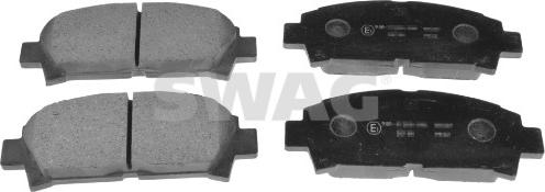 Swag 33 10 5371 - Brake Pad Set, disc brake autospares.lv