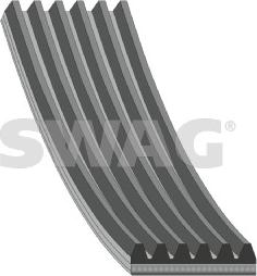 Swag 33 10 5718 - V-Ribbed Belt autospares.lv