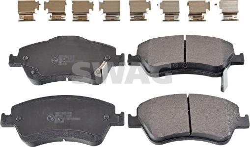 Swag 33 10 6463 - Brake Pad Set, disc brake autospares.lv