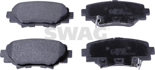 Swag 33 10 6544 - Brake Pad Set, disc brake autospares.lv