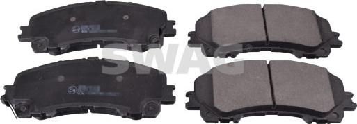 Swag 33 10 6500 - Brake Pad Set, disc brake autospares.lv