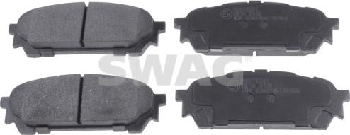 Swag 33 10 6539 - Brake Pad Set, disc brake autospares.lv