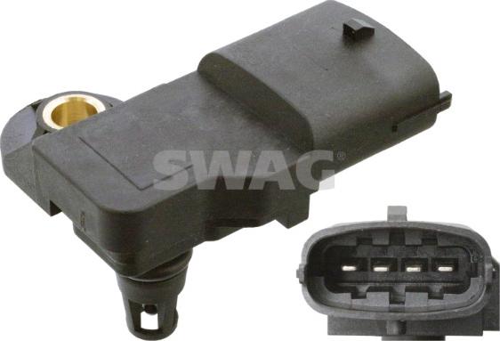 Swag 33 10 6811 - Sensor, intake manifold pressure autospares.lv