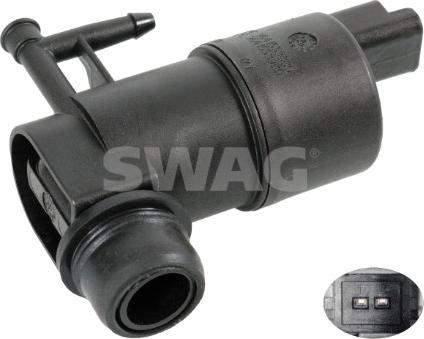 Swag 33 10 6836 - Water Pump, window cleaning autospares.lv