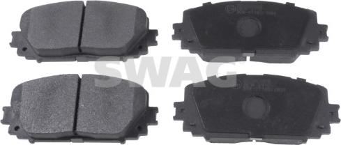 Swag 33 10 6397 - Brake Pad Set, disc brake autospares.lv