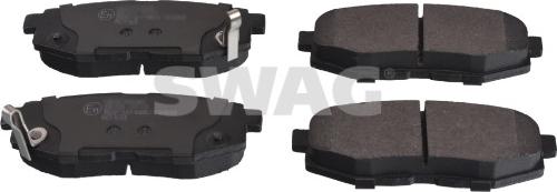Swag 33 10 6362 - Brake Pad Set, disc brake autospares.lv