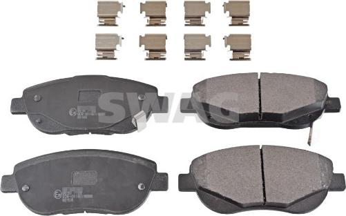 Swag 33 10 6381 - Brake Pad Set, disc brake autospares.lv