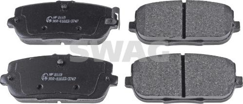 Swag 33 10 6382 - Brake Pad Set, disc brake autospares.lv