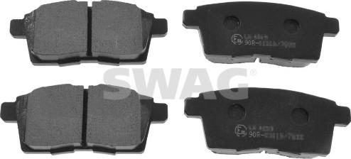 Swag 33 10 6376 - Brake Pad Set, disc brake autospares.lv