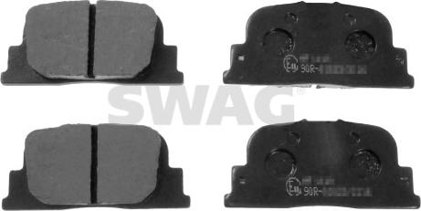 Swag 33 10 6372 - Brake Pad Set, disc brake autospares.lv