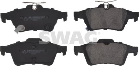 Swag 33 10 0428 - Brake Pad Set, disc brake autospares.lv