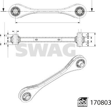 Swag 33 10 0557 - Track Control Arm autospares.lv