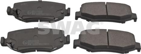 Swag 33 10 0232 - Brake Pad Set, disc brake autospares.lv