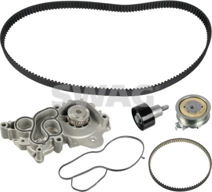 Swag 33 10 1448 - Water Pump & Timing Belt Set autospares.lv