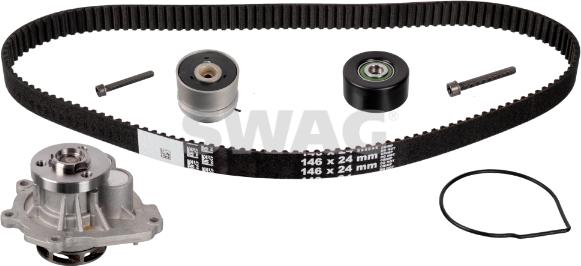 Swag 33 10 1669 - Water Pump & Timing Belt Set autospares.lv