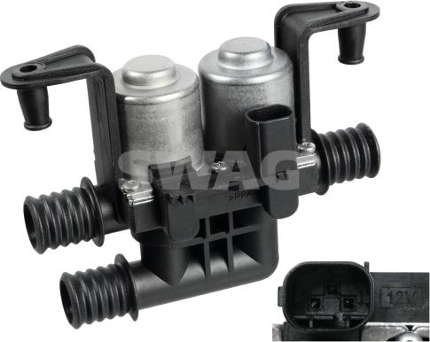 Swag 33 10 1089 - Control Valve, coolant autospares.lv