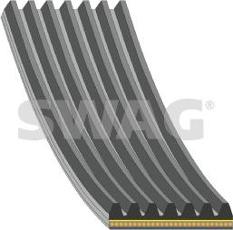 Swag 33 10 8796 - V-Ribbed Belt autospares.lv