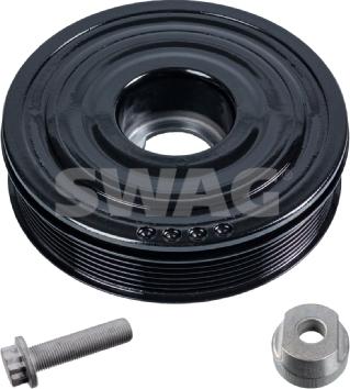 Swag 33 10 3975 - Belt Pulley, crankshaft autospares.lv