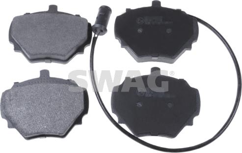 Swag 33 10 2656 - Brake Pad Set, disc brake autospares.lv