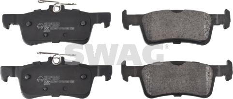 Swag 33 10 2614 - Brake Pad Set, disc brake autospares.lv