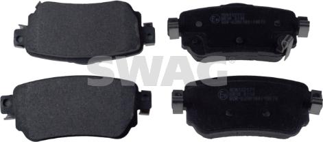 Swag 33 10 2623 - Brake Pad Set, disc brake autospares.lv