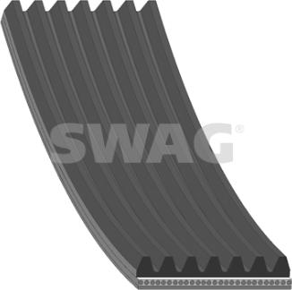 Swag 33 10 3693 - V-Ribbed Belt autospares.lv