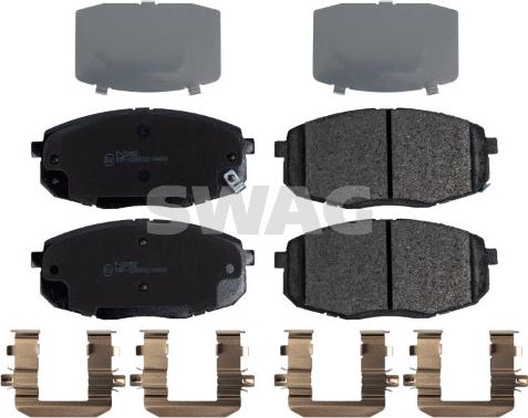 Swag 33 10 7495 - Brake Pad Set, disc brake autospares.lv