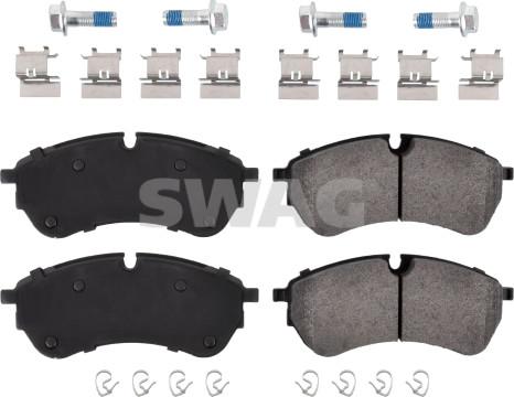 Swag 33 10 7490 - Brake Pad Set, disc brake autospares.lv