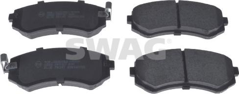 Swag 33 10 7460 - Brake Pad Set, disc brake autospares.lv