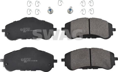 Swag 33 10 7488 - Brake Pad Set, disc brake autospares.lv