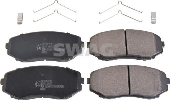 Swag 33 10 7546 - Brake Pad Set, disc brake autospares.lv