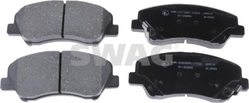 Swag 33 10 7532 - Brake Pad Set, disc brake autospares.lv