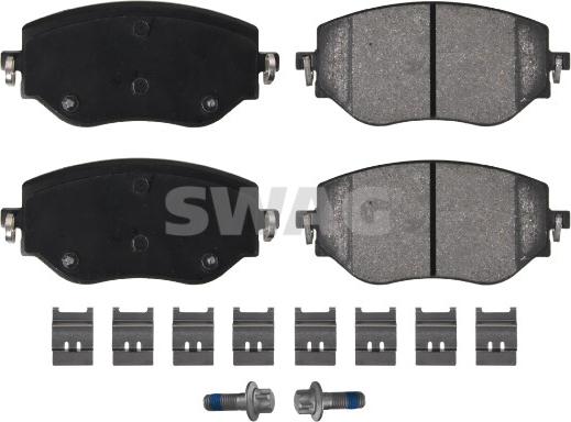 Swag 33 10 7653 - Brake Pad Set, disc brake autospares.lv