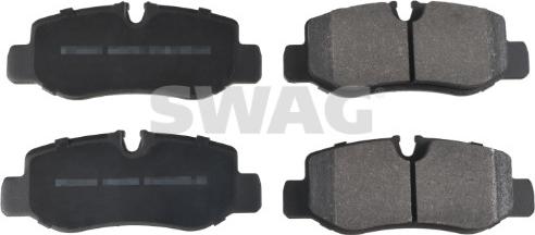 Swag 33 10 7627 - Brake Pad Set, disc brake autospares.lv