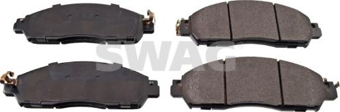 Swag 33 10 7074 - Brake Pad Set, disc brake autospares.lv